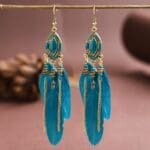 Boucles D'Oreilles à Plumes