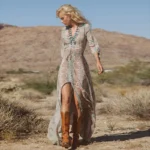 Robe bohème longue gitane