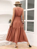 robe bohème terracotta